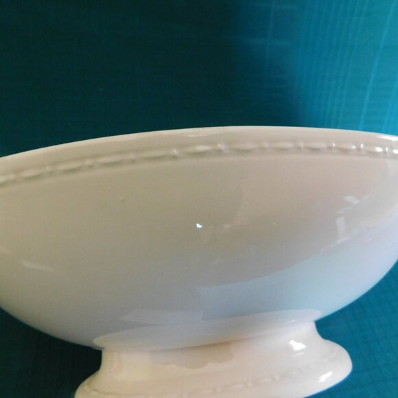 (Sold) Homer Laughlin China (1950) Eggshell Georgian oval vegetable no lid VGU - Picture 4 of 6